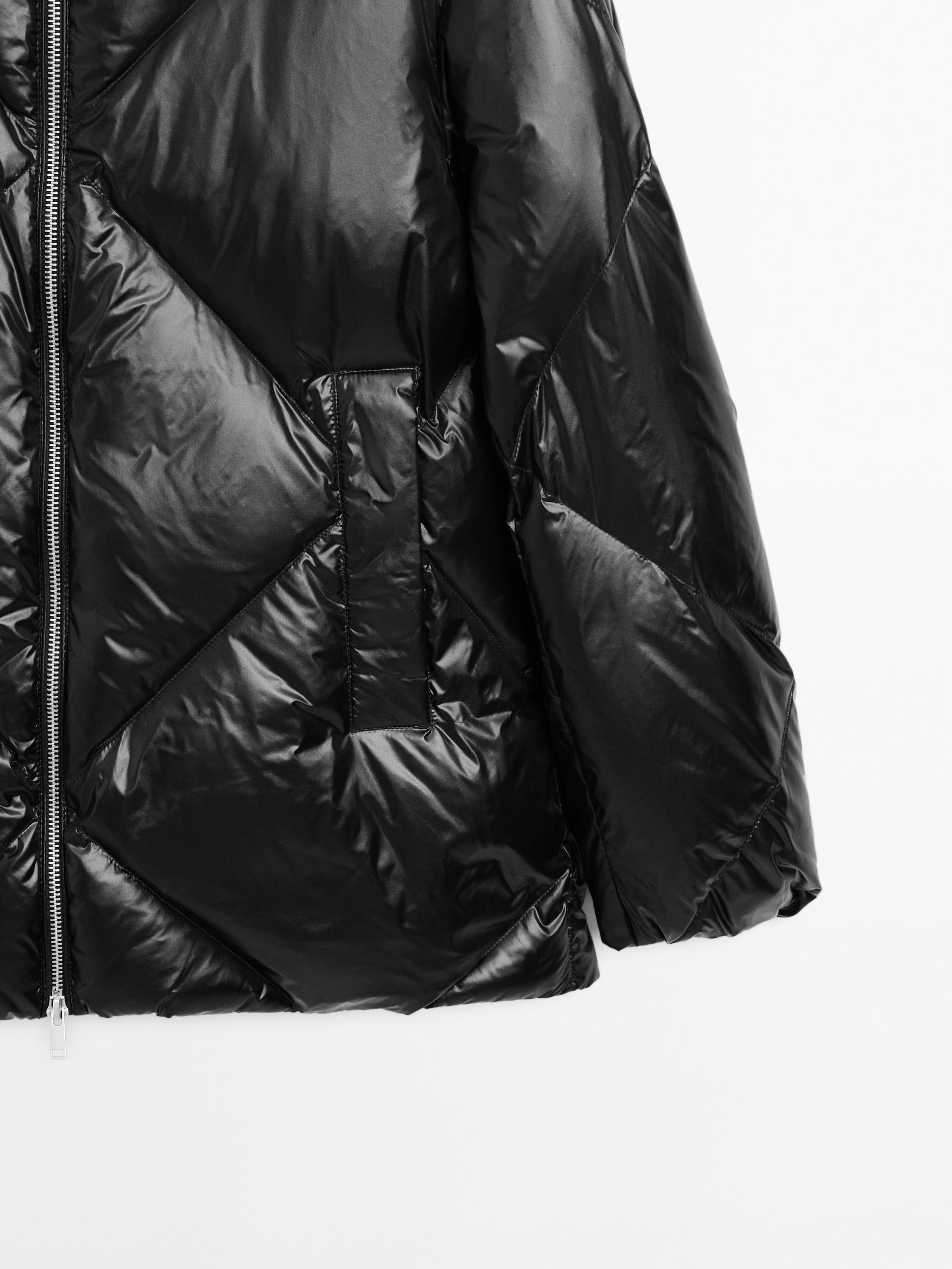 Water-repellent down puffer jacket
